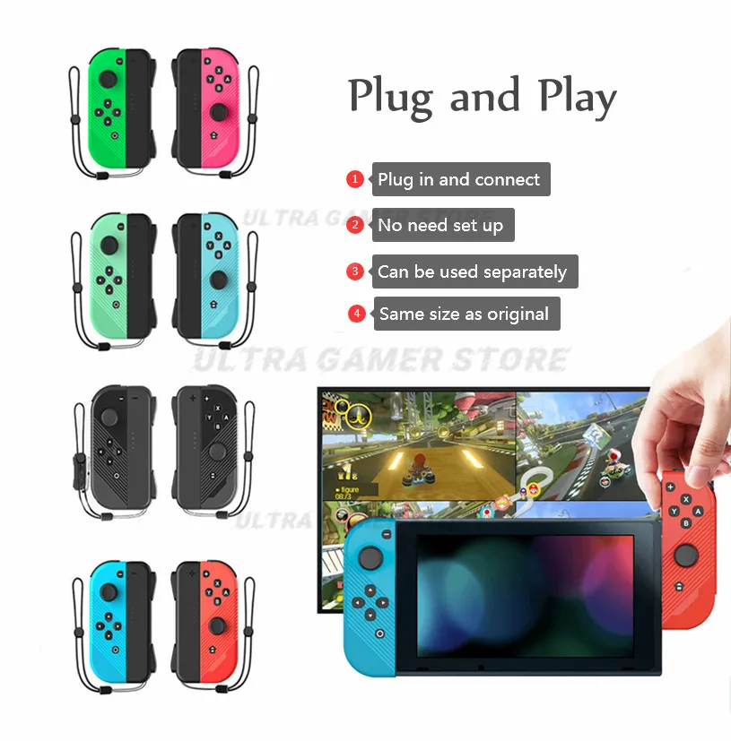 Игровой коммутатор беспроводной контроллер левый правый Bluetooth геймпад для Nintendo