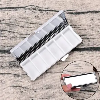 

Hot Sell 6 Grid Folding pill case container for Medicines Organizer Pill box Travel Essential 85*35*15mm