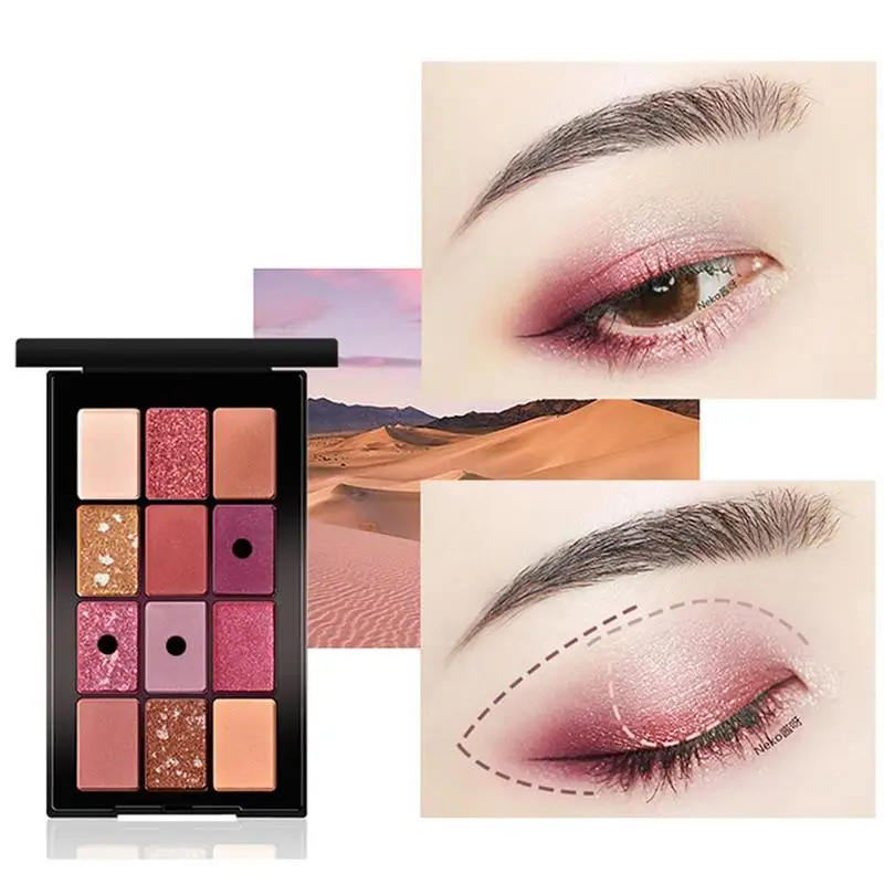 

12Colors Beauty Glazed Professional Soft Glam Matte Eyeshadow Glitter Eyeshadow Palette Long Lasting Makeup Eyeshadow Pallete