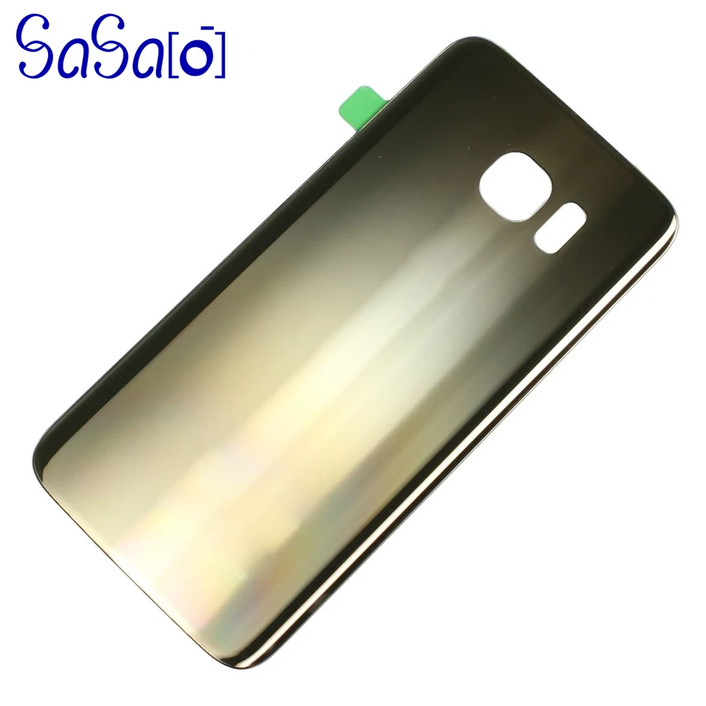 10 шт./лот, запасная Задняя стеклянная крышка для samsung galaxy S7 G930/Edge G935, задний корпус, батарейный чехол на дверь с клеем