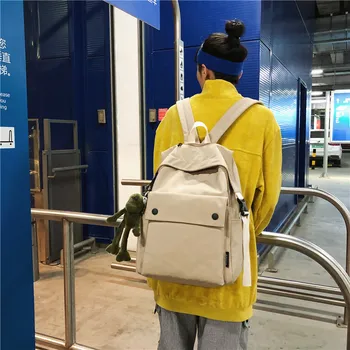 

2020 new backpack female Korean fashion literary casual trend backpack ladies