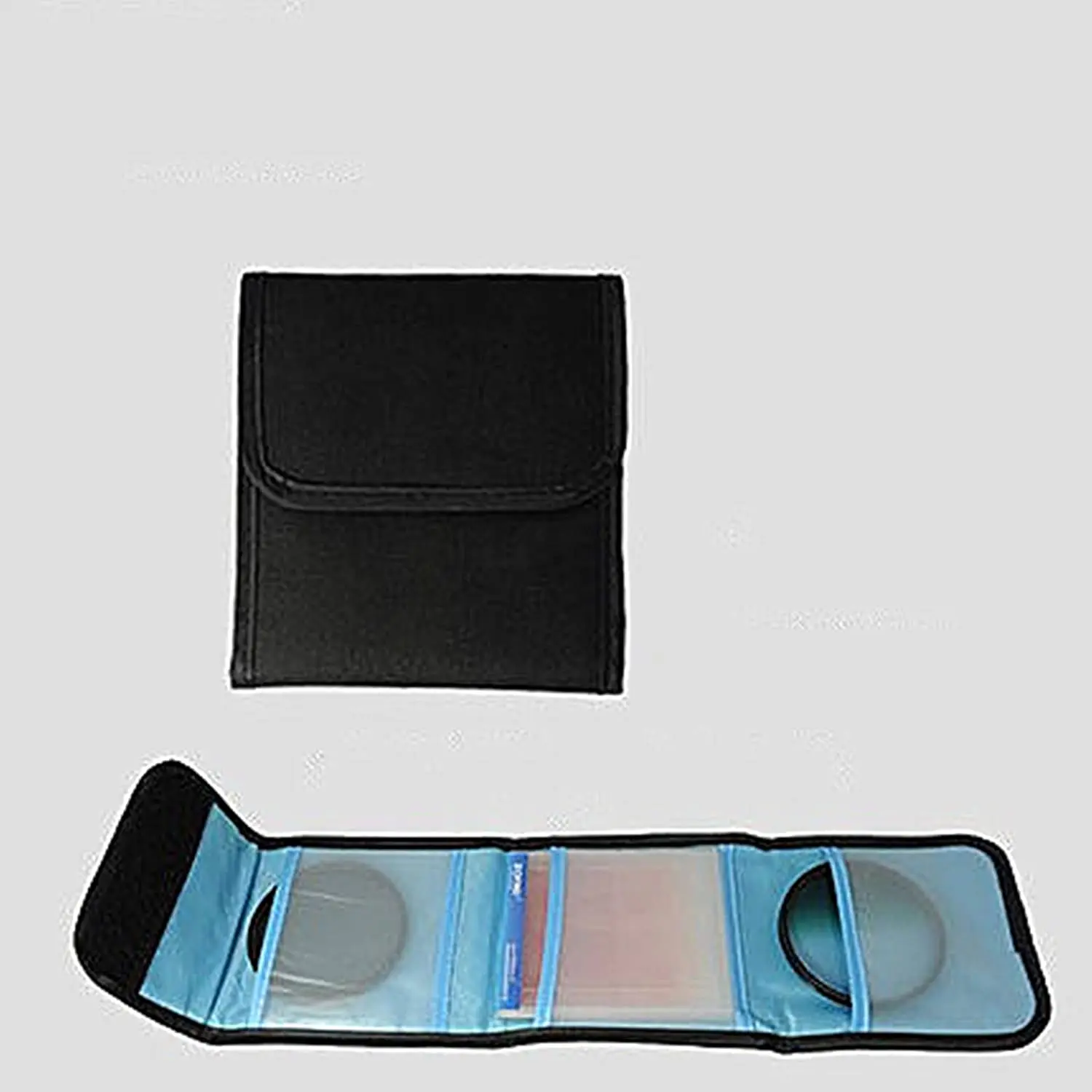 Étui à Filtre 3 Poches Vbestlife - Pour Filtres Ronds/carrés Jusqu'à 86x100 Mm - Compatible Cokin Série A Et P