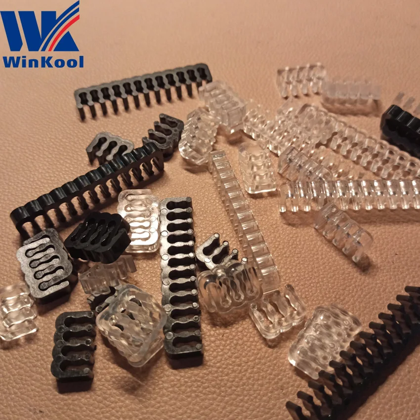 WinKool литье Хрустальный кабель расчески зажимы ATX 24Pin ЦП 8Pin PCI E 8P 6Pin втулка кабель|for