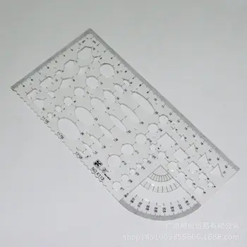 

Geometric Template Drawing Template Domestic Ruler Transparent Geometric Ruler