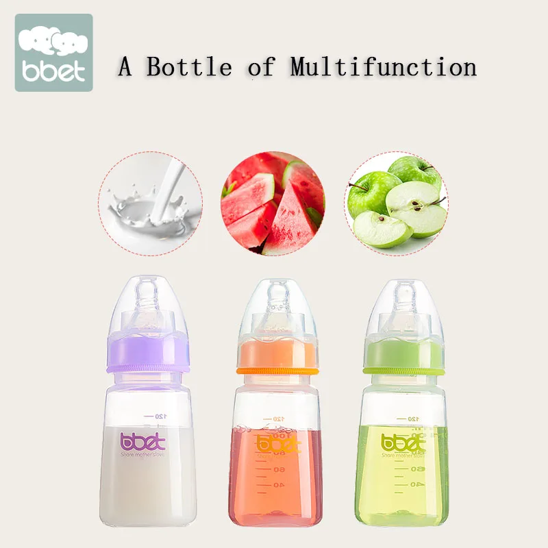 

New User BONUS Bottle to babys 120ml PP Standard caliber Throw resistance Baby Bottle