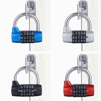 

5 Letter Code Combination Lock Practical Travel Bag Luggage Suitcase Security Lock Padlock Security Bicycle Gym Locker Lock