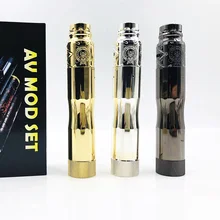 Механический мод набор цирковой пилы спектр механический мод латунный материал 18650 батарея vape ручка испаритель VS Sob mod комплект