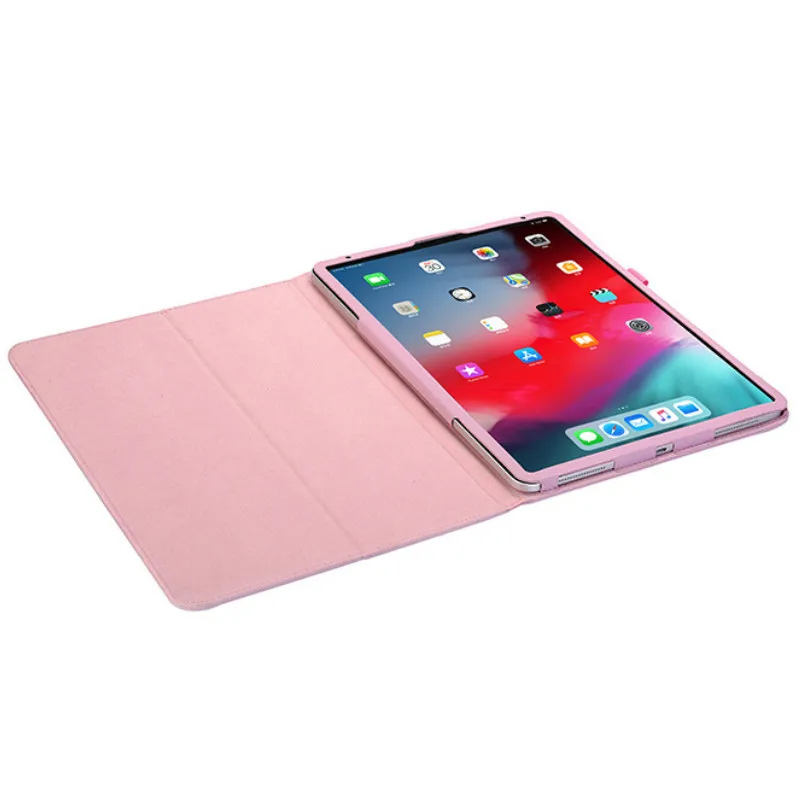 

For iPad Pro 12.9 2018 Case 360 Full Protective Pu Leather Stand Cover Smart Case for New iPAD 2018 12.9 Cases A1876 A2014 A1895