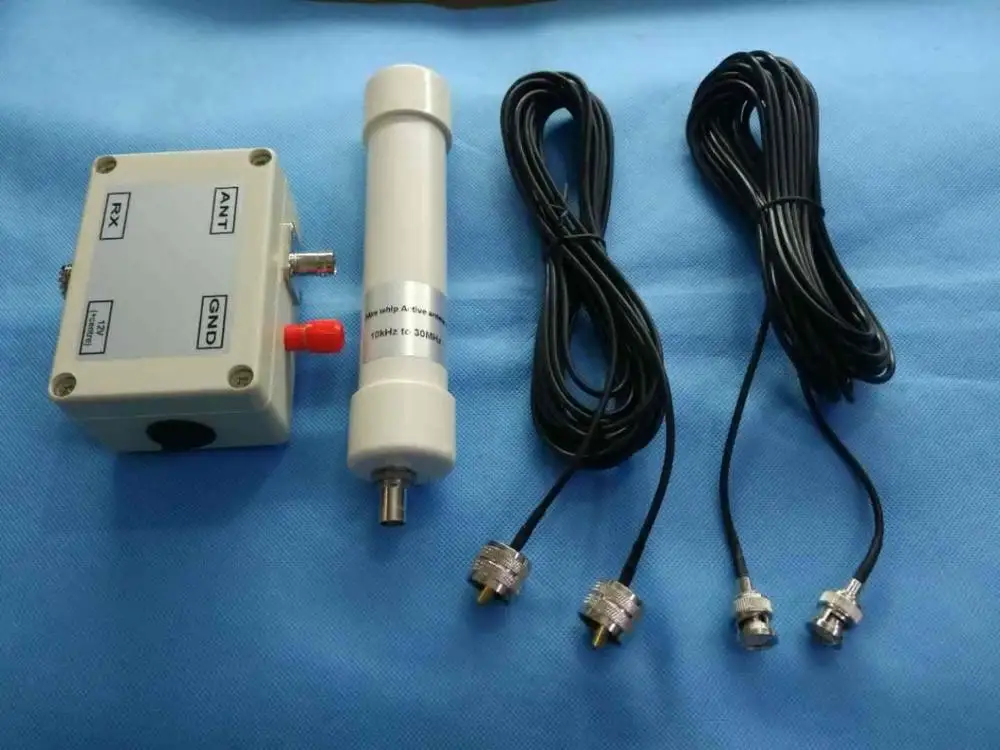 Новейшая версия мини-плетка активная антенна собранная в коробке HF LF VLF Mini Whip sdr RX