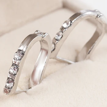 

2020 Fashion Women Lady Real Rhinestone Crystal U Style stud Earrings High quality Party Earring Jewelry earrings for women