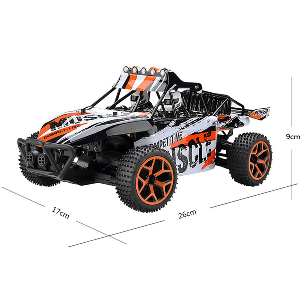 1:18 Масштаб Багги детская игрушка RC Автомобиль Дистанционное управление подарок гоночный грузовик высокая скорость внедорожника радио управление led 2,4 ГГц электромобиль