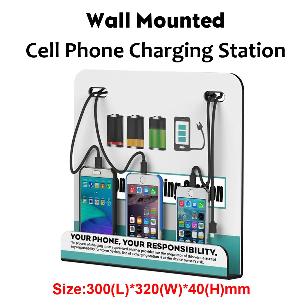 Vipatey Wall Mounted Cell Phone Charging Station Multi Device With 4 Ports Docking Station For Iphone And Android Cell Phone Mobile Phone Chargers Aliexpress