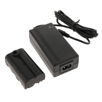 

1Set AC-E6 AC Power Supply Adapter & Dummy Battery DC Coupler for Sony Black