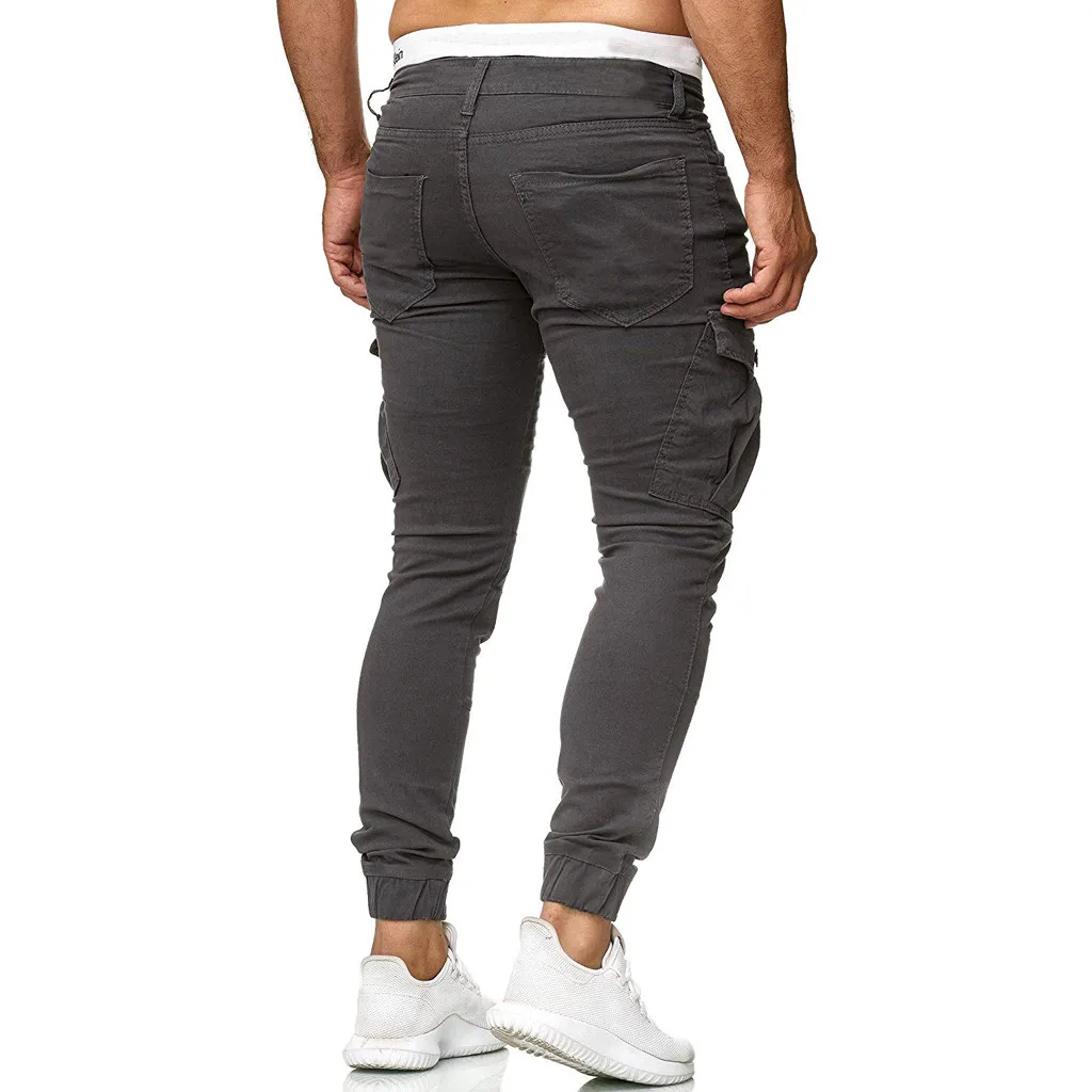 Vogue Joggers мужские повседневные Черные обычные спортивные штаны облегающие однотонные брюки спортивные штаны для бега Masculina