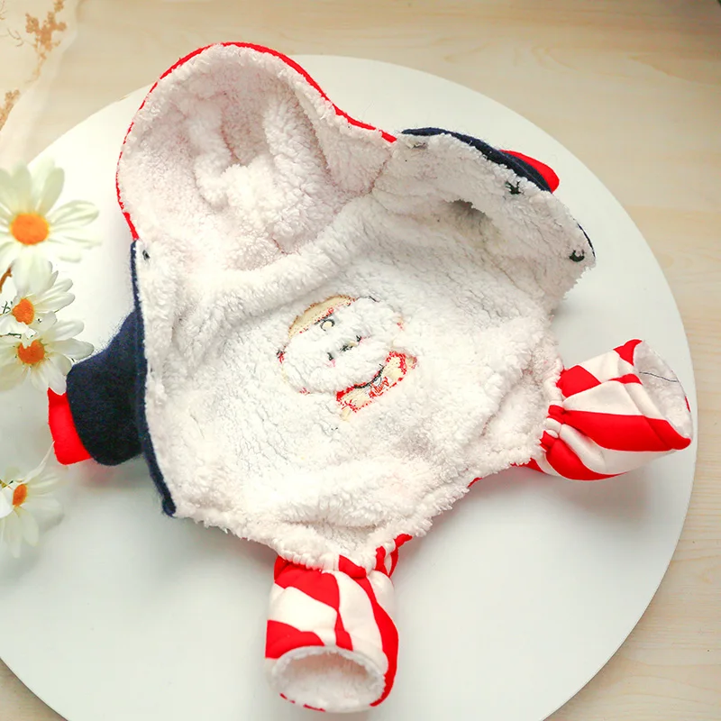 爆米花狗狗背带裤棉衣_6396