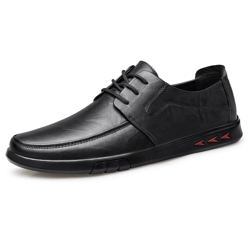 

New Comfortable Men's Casual Shoes HoSale Sneaker High Quality Leather Men Flats Business Shoes Big Size 38-44 *LS1988