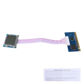 

1 Set PCI Motherboard Diagnostic Tester Analyzer LCD Post Test Card For Desktop Laptop