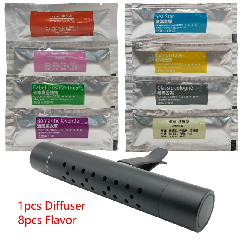 CarAirFreshenerVentClipOutletStylingSmellAirVentPerfume