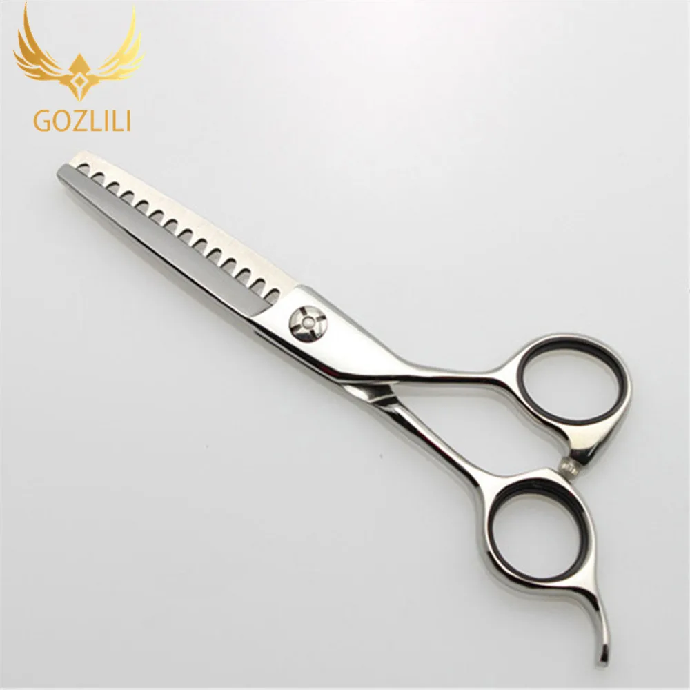 GOZLILI Professional Hairdressing Scissors 18 Teeth Fishbone Big Tooth Seemless ThinningBlendingTexturing Shear Hair Scissors (9)