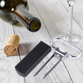 

1pc Wine Cork Remover Portable Wine Bottle Opener Kitchen Gadget Bar Tools