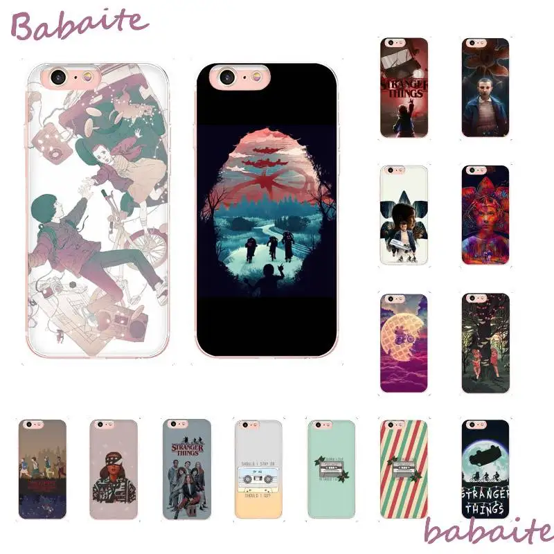 

Babaite Must Stay Going Very Strange Things TPU Soft Phone Case For iPhone 8 7 6 6S Plus X XS MAX 5 5S SE XR 11 11pro promax
