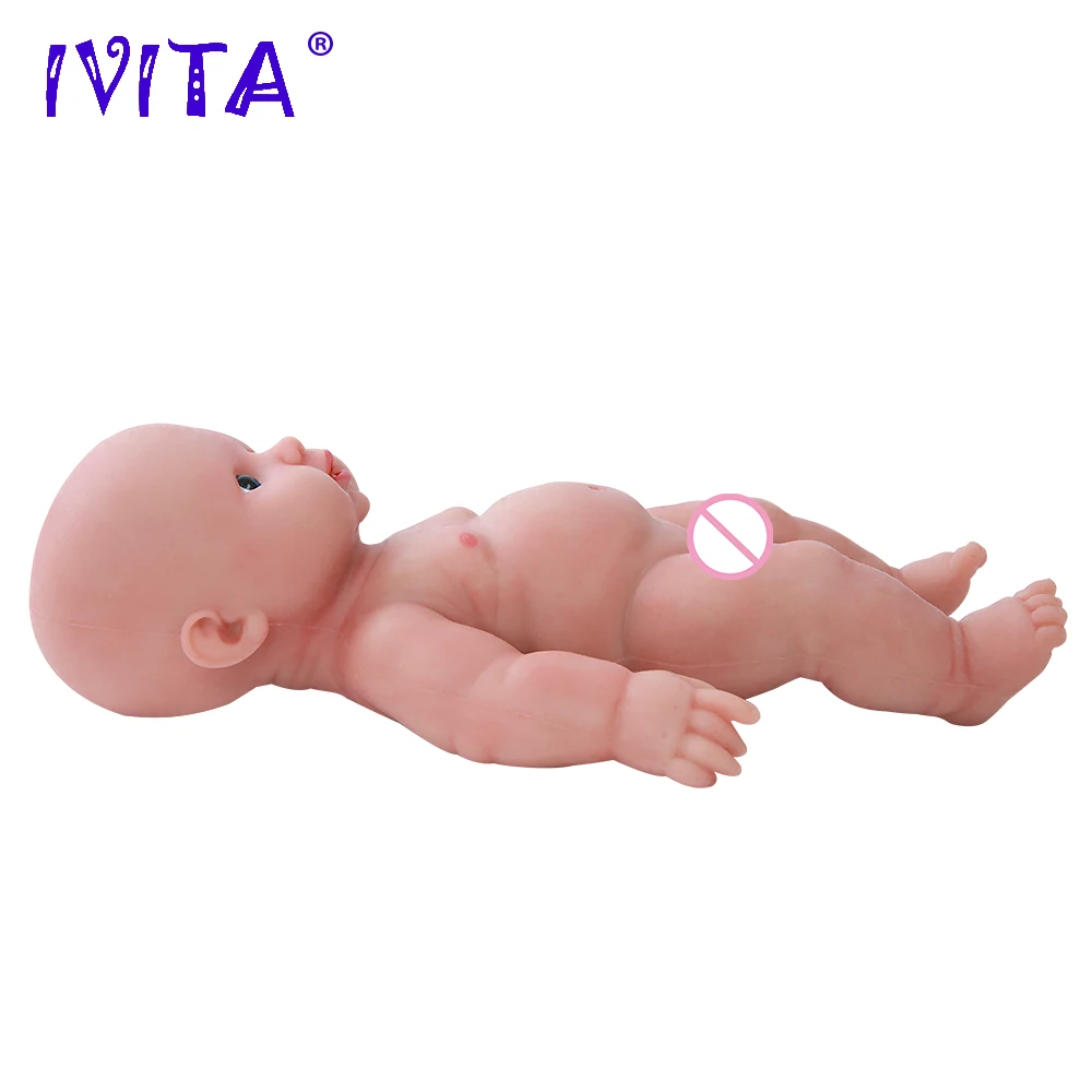 IVITA WB1505 30 см Полностью мягкие силиконовые реалистичные куклы для новорожденного мальчика 1,1 кг лучшие маленькие игрушки для девочек 3 лет