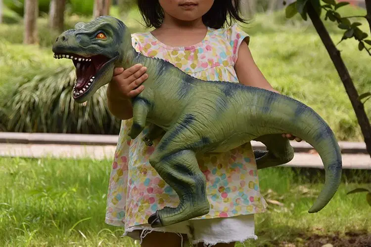 Экстра большая игрушка T-Rex с имитацией динозавра, большой тираннозавр, подарок на день рождения для девочек и мальчиков