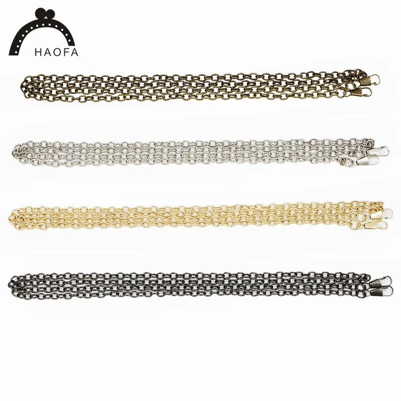 

HAOFA 120CM Purse Bag Strap Cross body Replacement DIY Shoulder Handbag Handle Metal Chain