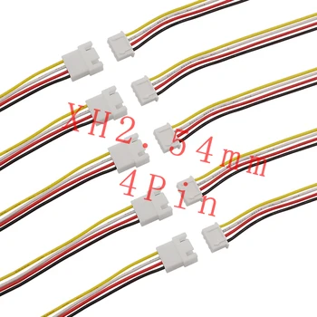 

20CM JST XH2.54 4Pin Wire Cable Connectors JST Pitch 2.54mm Micro Plug Socket Male Female Terminals Wire Cable Connector 26AWG