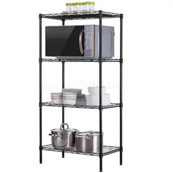 

Shelf: Kitchen Shelf, Living Room, Balcony, Floor Storage Shelf, Multi-functional Metal Storage Shelf