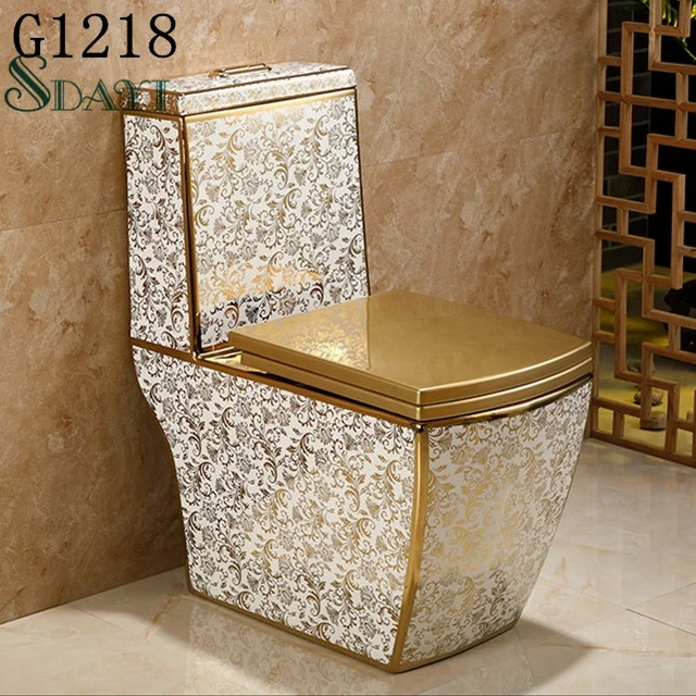 Chaozhou Sanitary Ware Factory Wholesale Black and Gold Color