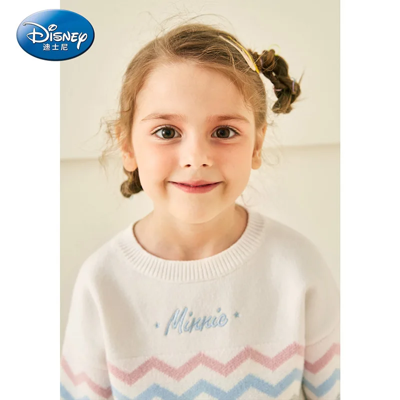 Свитеры для девочек от disney; Новинка г.; детский топ для отдыха; свитер для маленьких девочек; детские свитера; одежда для маленьких девочек