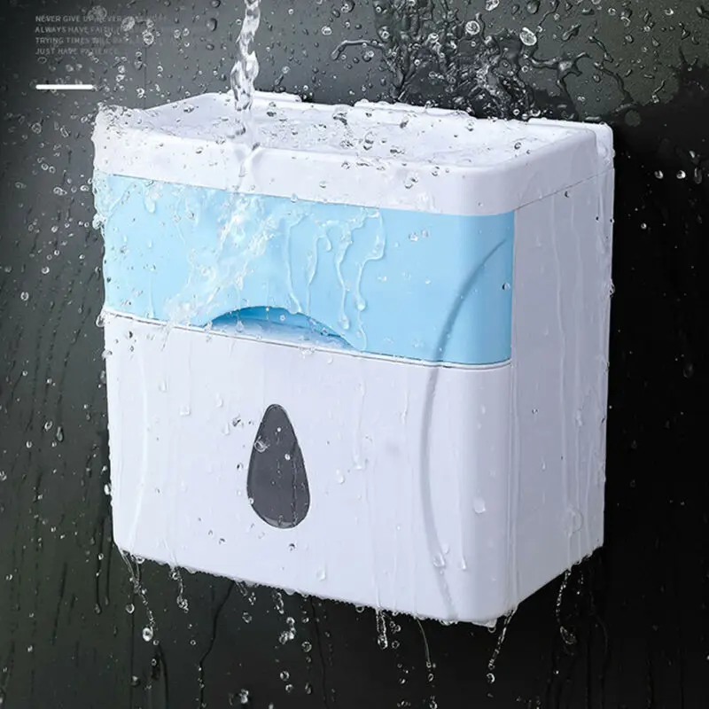 Креативный водонепроницаемый настенный держатель для туалетной бумаги, полка для туалетной бумаги, лоток для туалетной бумаги, рулонная бумажная трубка, коробка для хранения салфеток для ванной комнаты