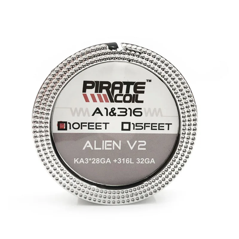 

Newest Ture 3-core Alien V2 Heating Wire High Density Ni80 316L Alien Heating Wire for RDA RBA RTA Vaporizer DIY Coils Building