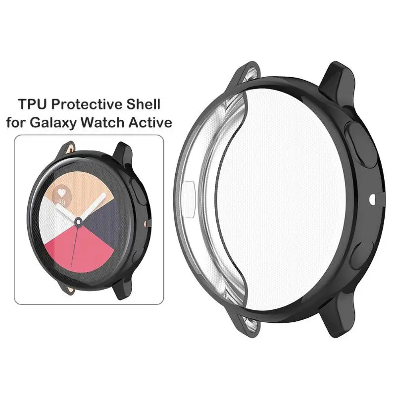 Мягкая защитная пленка для экрана для samsung Galaxy Watch Active 2 Чехол 40 мм 44 мм Tpu тонкие легкие аксессуары