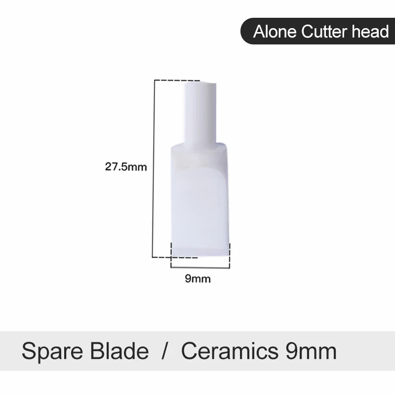 OnlyBlade 9mmCeramic Кожаный ручной инструмент, Вращающийся Поворотный нож, инструмент для нарезки керамических ножей, идеально подходит для ручной работы, кожа с дополнительным углом и лезвиями - Цвет: OnlyBlade 9mmCeramic