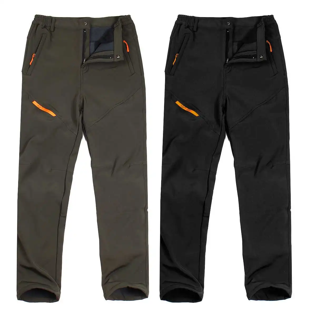 Pantalones de terciopelo para hombre y mujer, pantalón para acampar, esquí, Concha suave, para exteriores, nieve de 40 grados, Snowboard