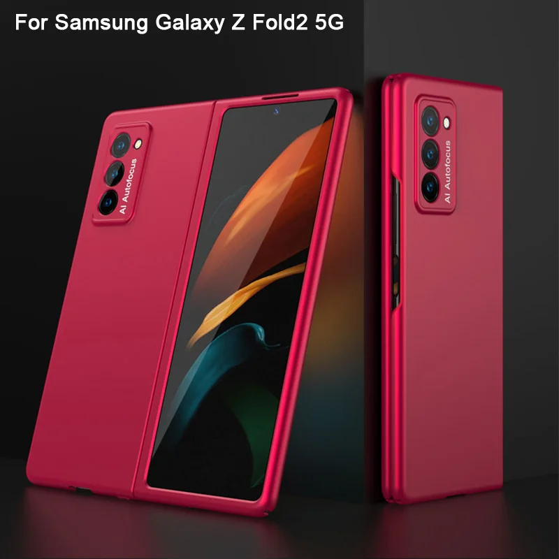 Матовый Жесткий Чехол книжка из поликарбоната для Samsung Galaxy Z складной чехол с