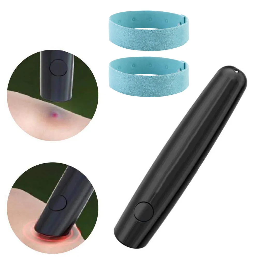 

Electric Antipruritic Device Mosquito Bug Bite Itch Neutralizer Eliminate Itch plastic Electric anti-itch device Non-toxic safe