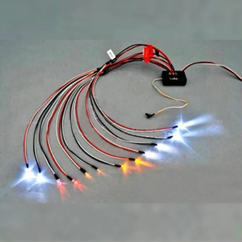 Набор светодиодных ламп с 12 светодиодами система 1:10 мигающей головкой