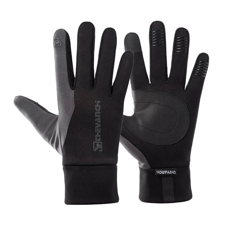 Men Women Outdoor Sports Fitness Non-slip Cycling Gloves Warm Touch Screen Non-slip Ski Gloves J18 