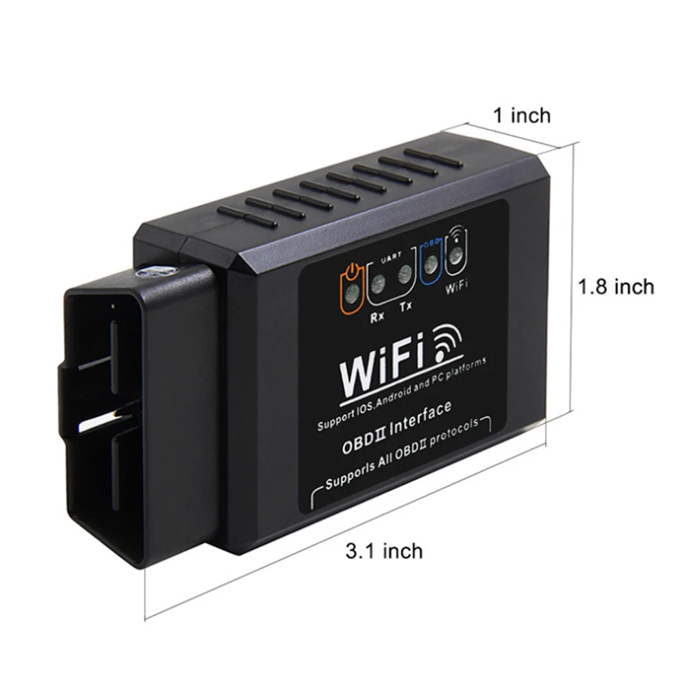 OkeyTech ELM327 V1.5 Wifi OBD2 автомобильный диагностический сканер V1.5 Mini Elm 327 Bluetooth автоматический диагностический инструмент OBDII для Android