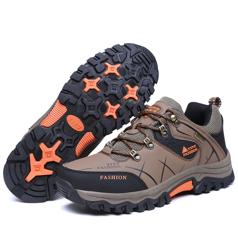 

Men's high quality waterproof hiking shoes, men's outdoor hiking shoes, hiking shoes, warm snow boots. size 39-47