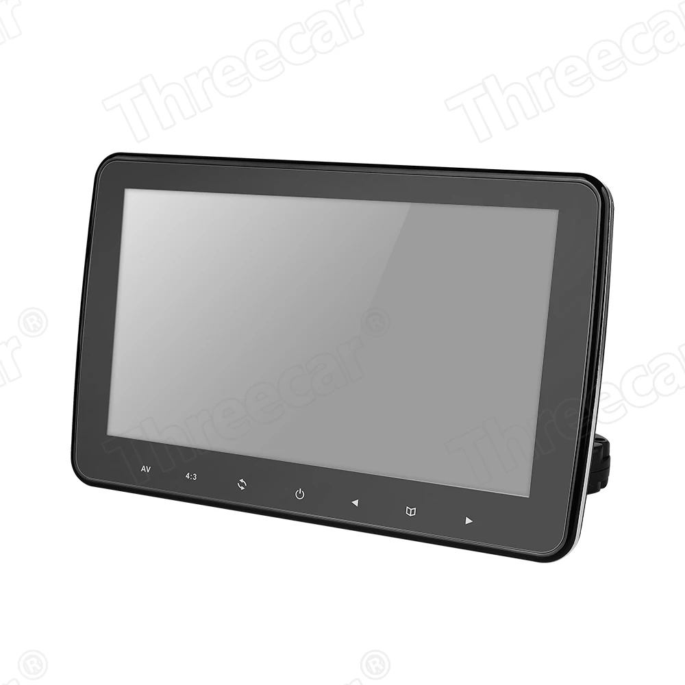 10 дюймовый TFT цифровой ЖК экран Автомобильный подголовник DVD плеер монитор 1024*600 с