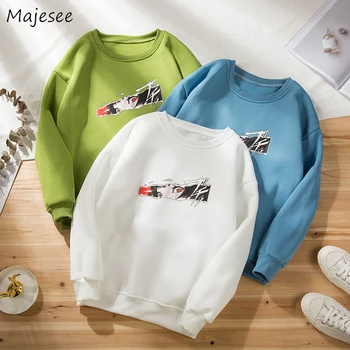 

Black Hoodie Men Printed O-neck Long Sleeve All Match Simple Mens Hoodies Korean Style Plus Size Males Clothing High Quality