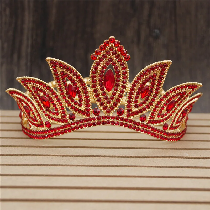 Королевская корона, модный великолепный свадебный венец со стразами, свадебные диадемы и короны, ободки для волос, украшения для волос, аксессуары