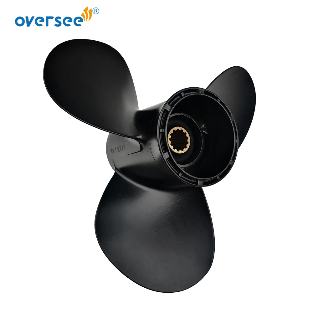 OVERSEE Aluminum Propeller 58100-94313-019 Size 11-1/2x13 For Suzuki 40HP Marine Outboard Motor 11-1/2*13 11-1/2 13