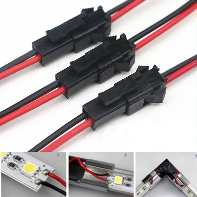 Male to Female Plug Terminal Wire Connector Terminal Line Cable Accessories Cable Splice Connectors Electronics Quick Disconnect cb5feb1b7314637725a2e7: 10cm|12cm|15cm