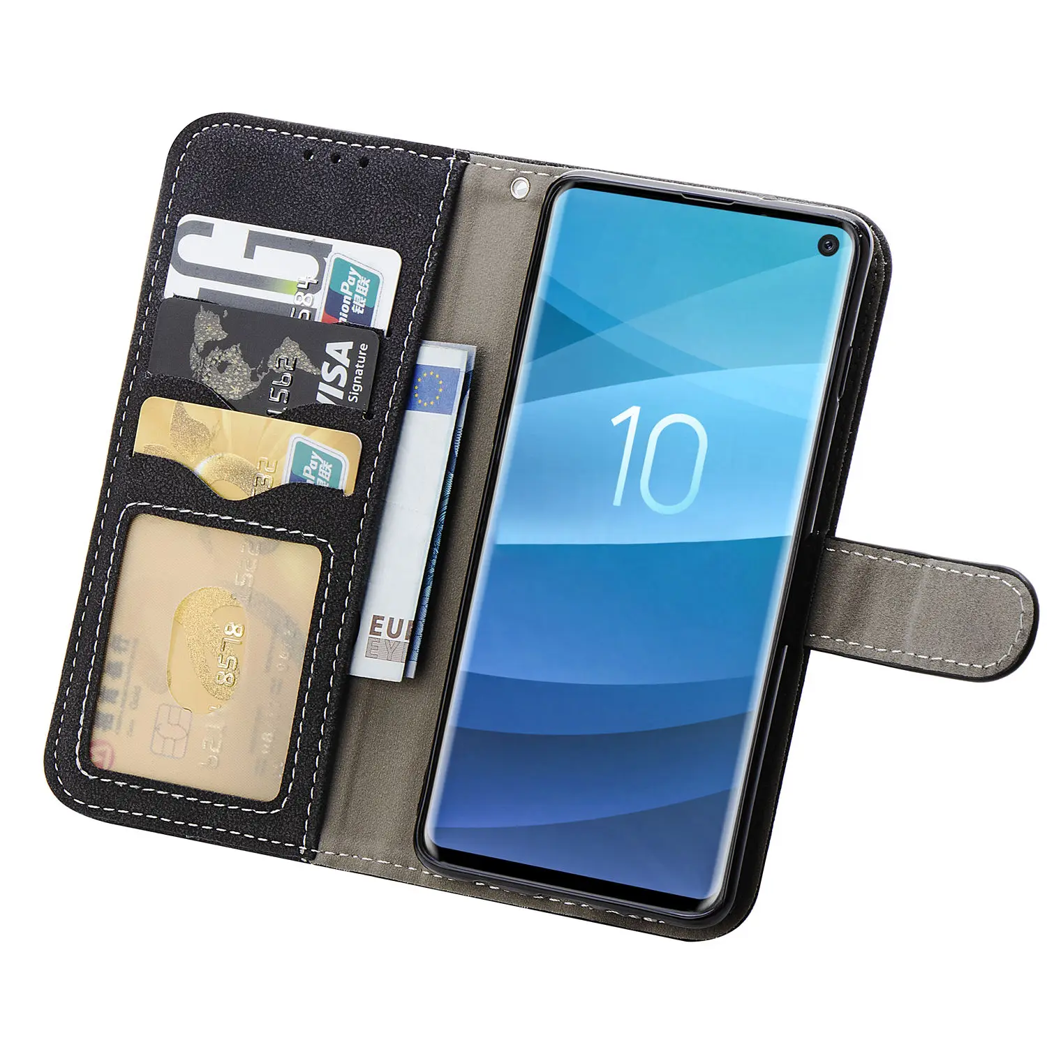 Кожаный чехол бумажник с подставкой для Samsung Galaxy A50 A10 A70 A30 A20 A40 A80 A60 10 20 30 40 50 60 70