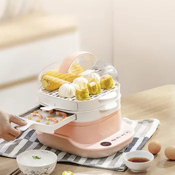 

Household Food Steamer Cooker Multifunctional Rice Noodles Roll Steamer Egg Vermicelli Roll Breakfast Noodles Cooking Machine